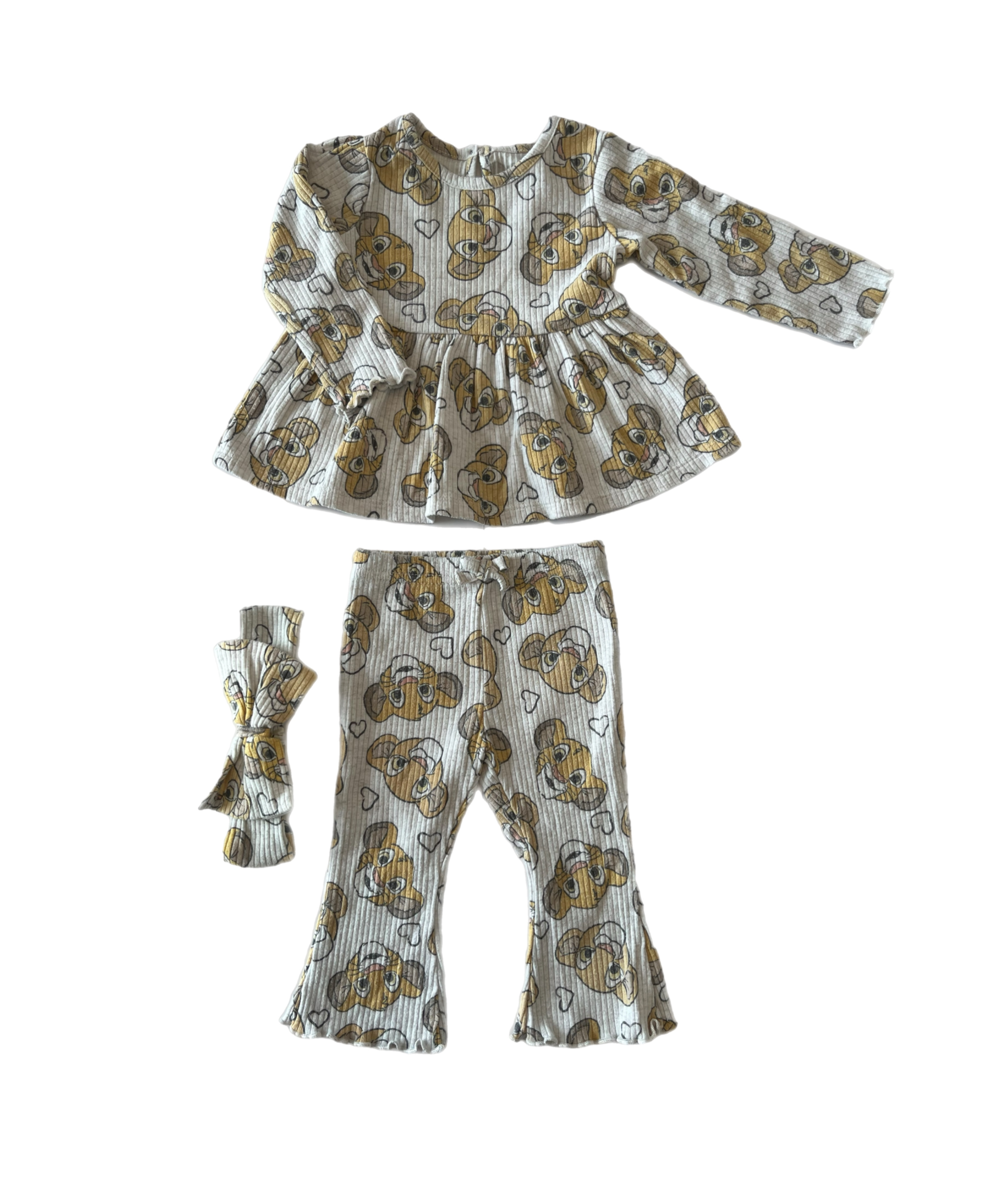 Disney baby lion king 3pc set 6-9m