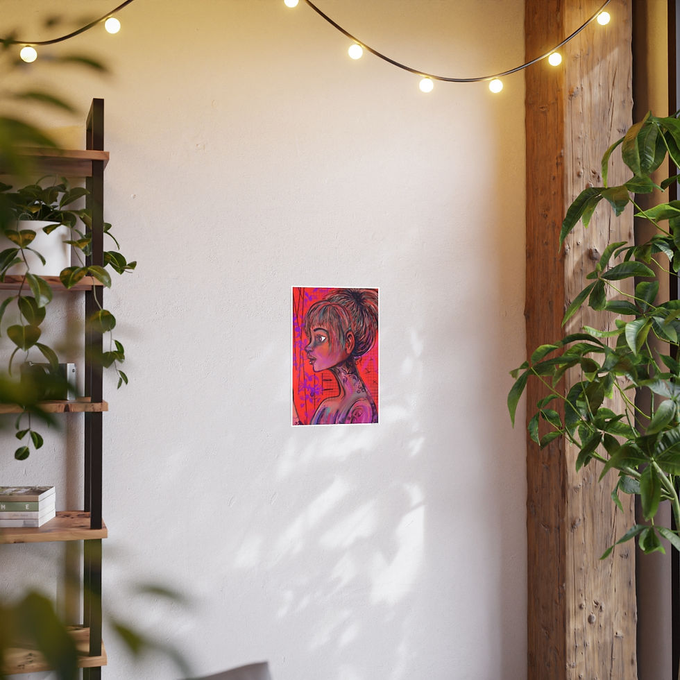 Thumbnail: "Looking out"-Art Poster