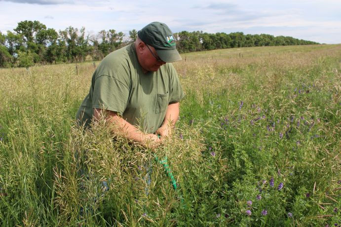 Gabe Brown in field