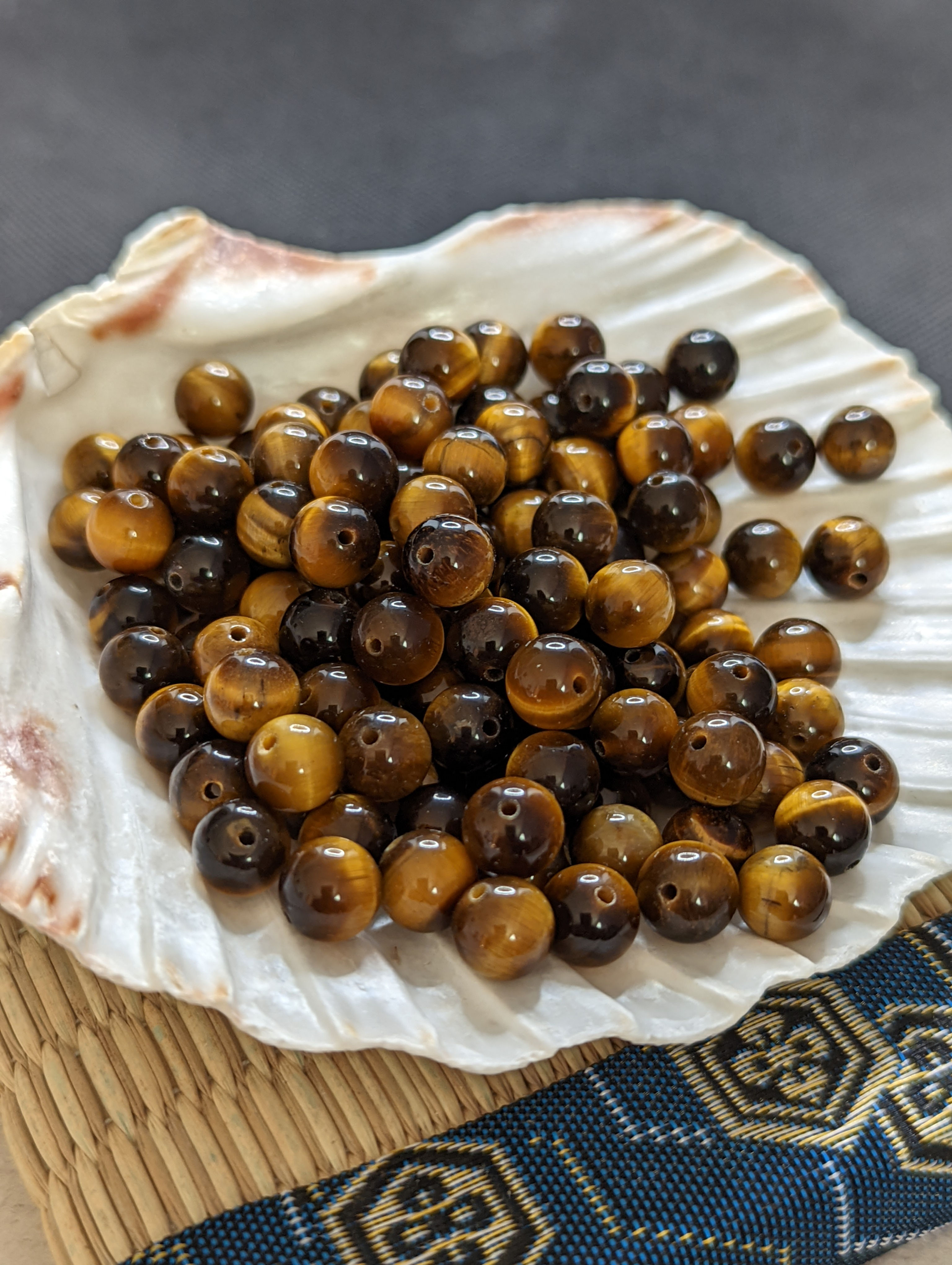perles oeil de tigre, pierre protection