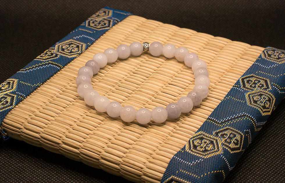 Miniature : bracelet aigue marine artisanal en perles naturelles véritables