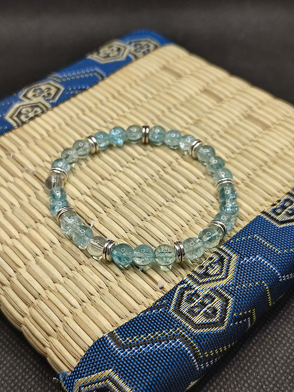 Miniature : Bracelet topaze bleue