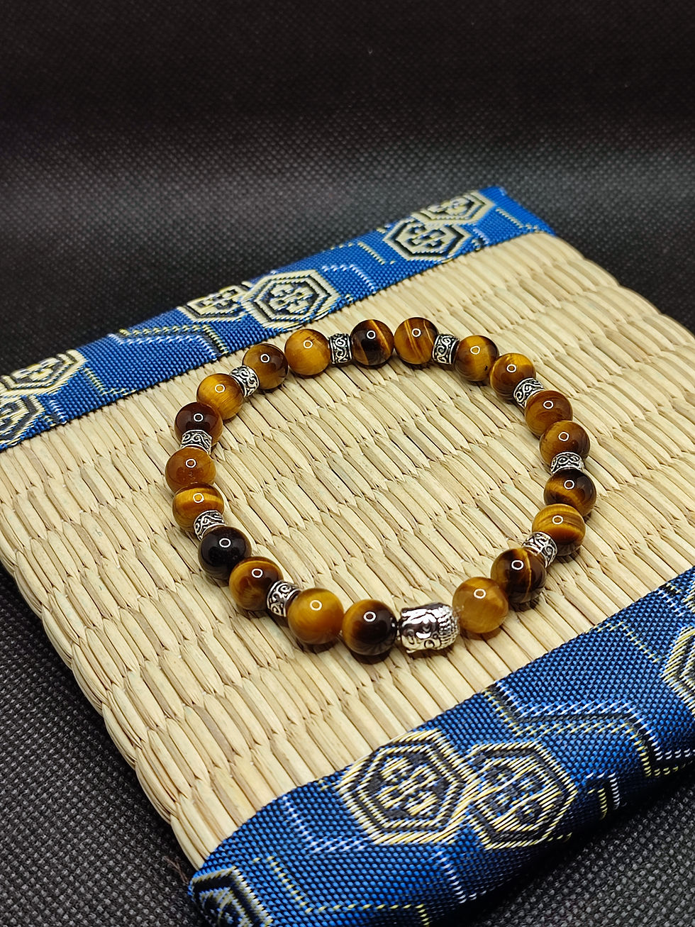 Miniature : Bracelet œil de tigre de grande qualité AAAAA