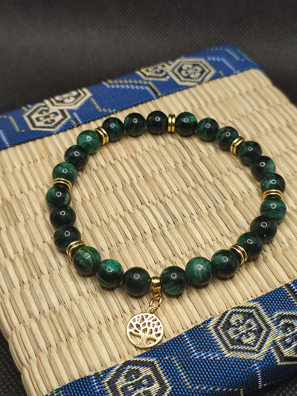 Miniature : Bracelet en perles d'émeraude d' Afrique