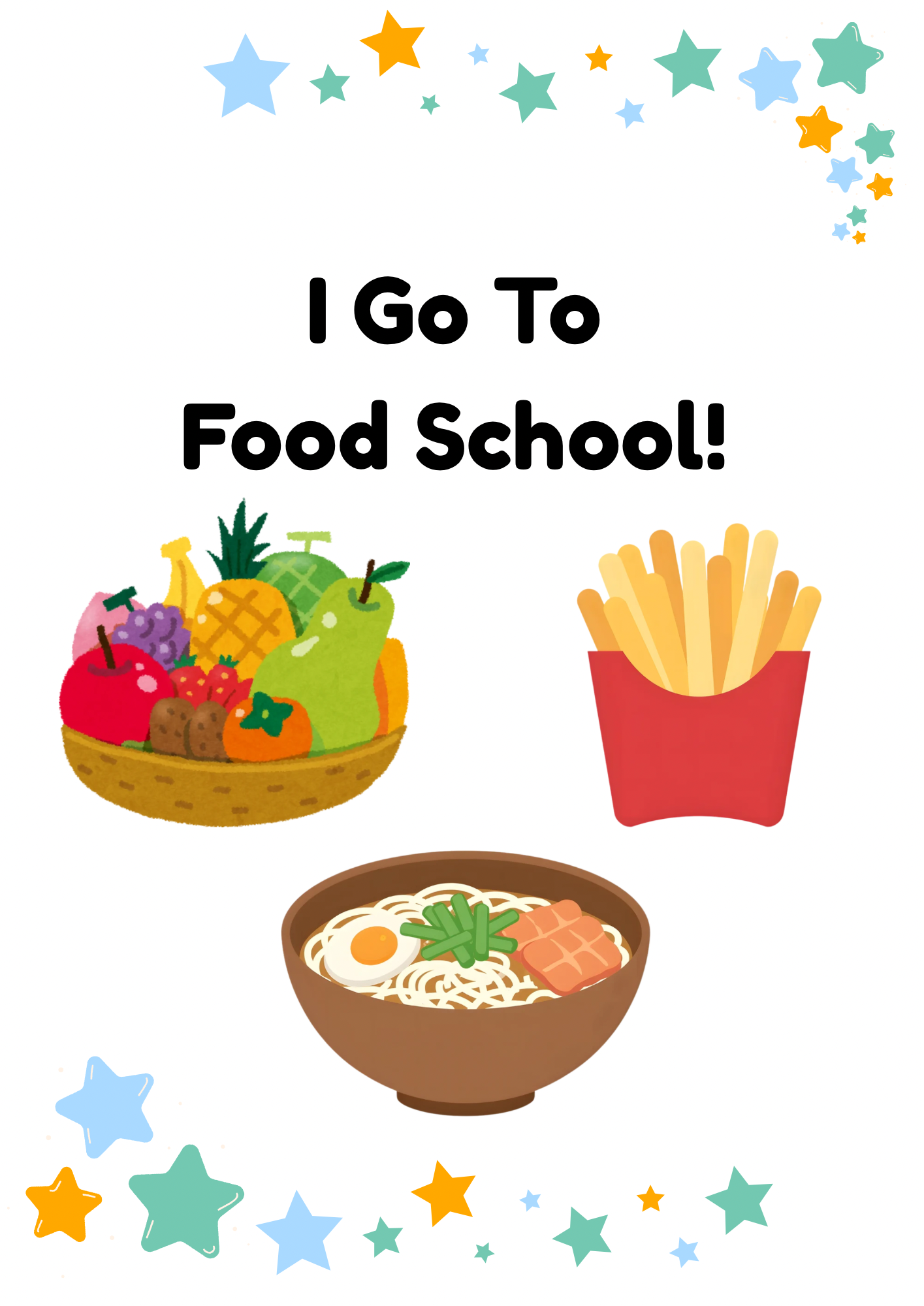 I Go to Food School! | A Child-Friendly Food Exploration Support Story