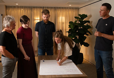 creatief denken training, brainstormen op papier