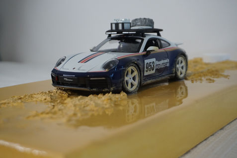 911 Dakar with sandy effect