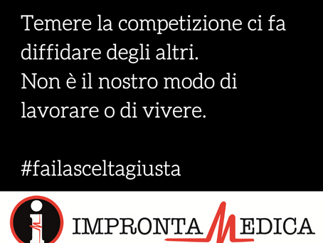 Temere la competizione ci fa diffidare degli altri ma non è il modo di lavorare o di vivere