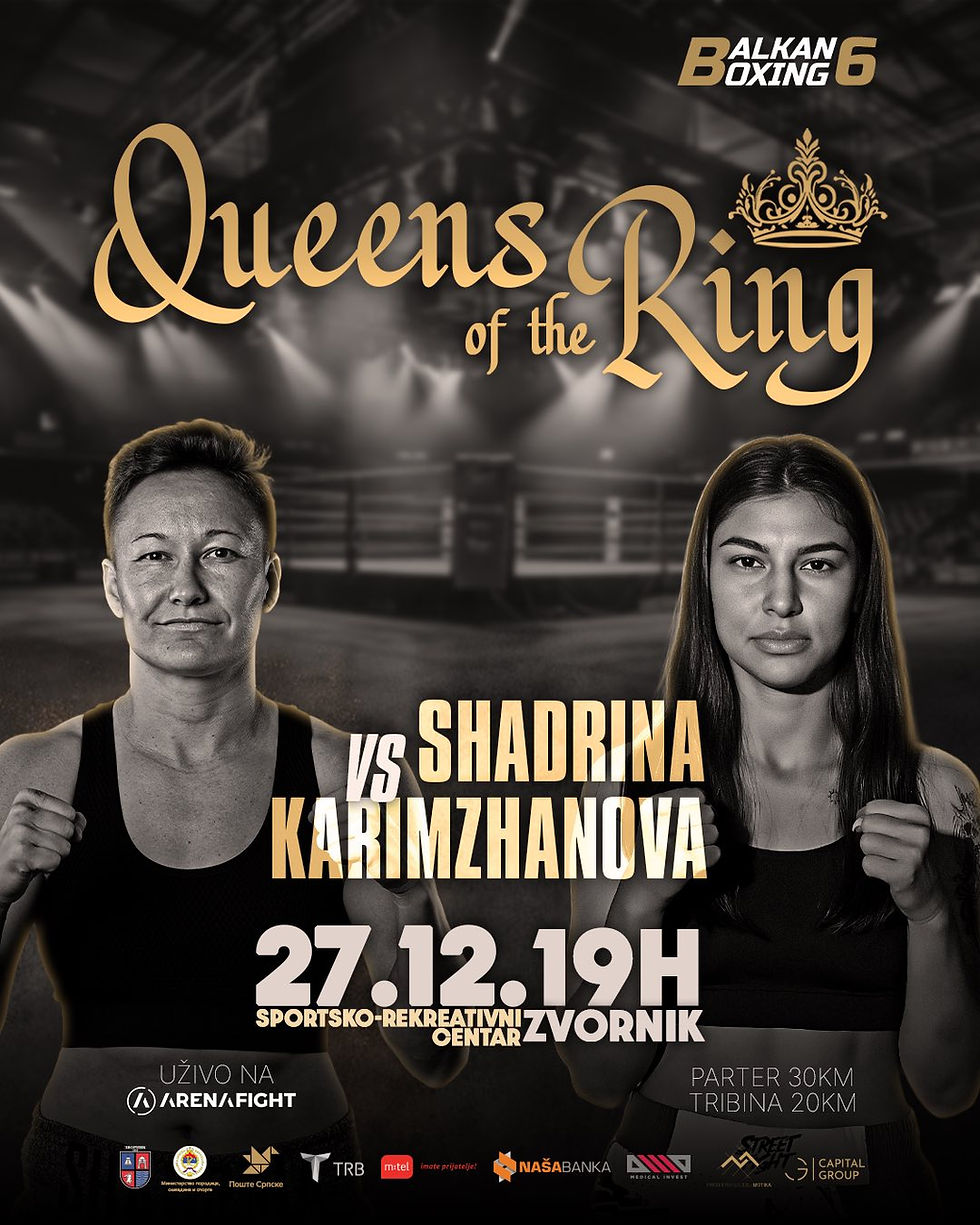 “KRALJICE RINGA” 27. DECEMBRA U ZVORNIKU: Natalija Šadrina će da boksuje protiv Ruskinje Gulnare Karimžanove