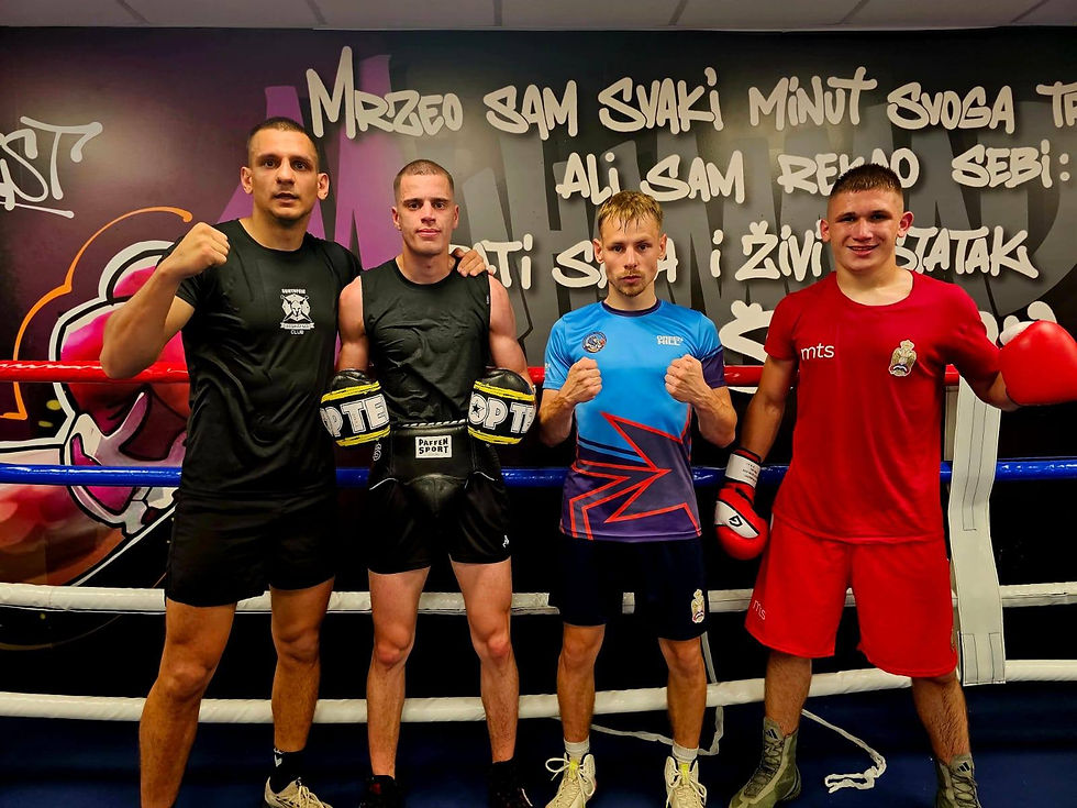 Darko Srevanović, Tomislav Vukomanović, Stefan Camović i Đorđe Andrijašević
