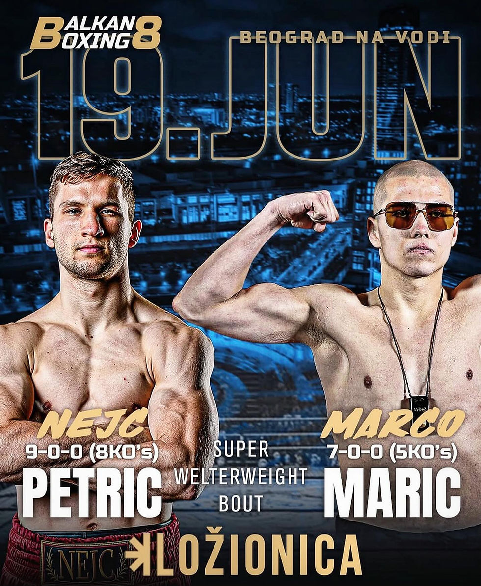 Najava žestokog okršaja: Marko Marić vs Nejc Petrič