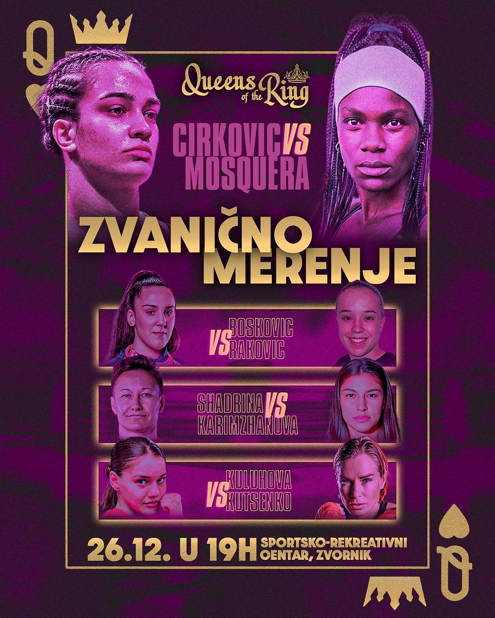 Učesnice bokserskog spektakla u Zvorniku
