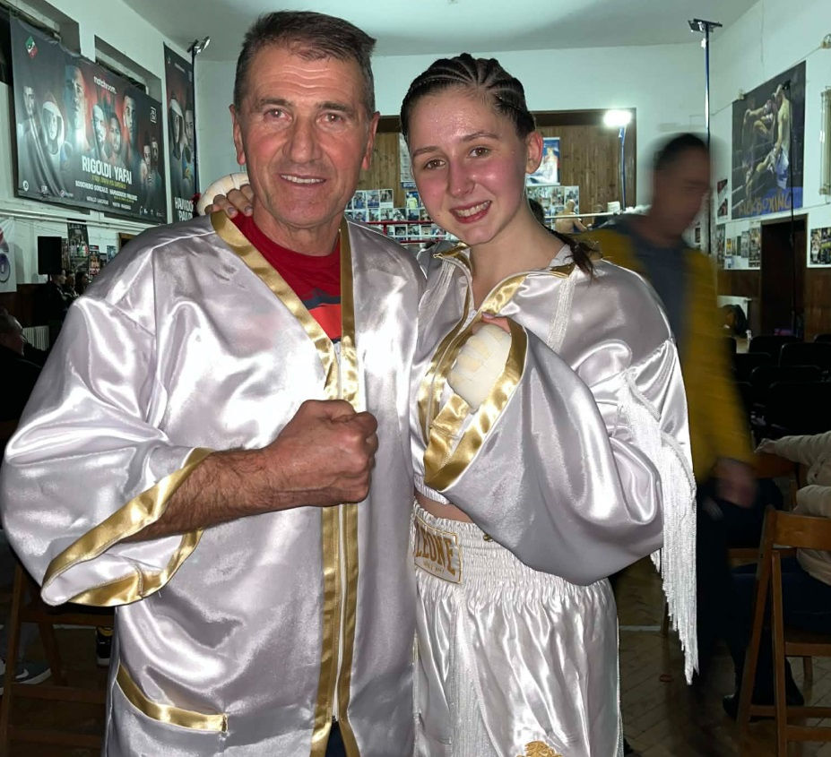 Sonja Vukšić sa trenerom Žarkom Radovićem