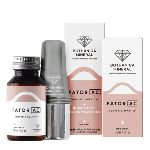 02 FATOR AC® + 01 Protetor | Bioenergético | Bothanica Mineral