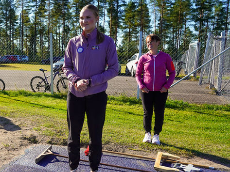 Puolankalaisnuoret ottivat Emma Juntusen lämpimästi vastaan