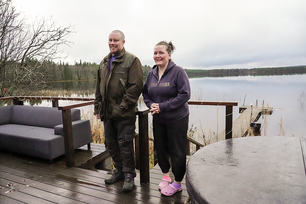 B&B Aittorannan Anu Kainulainen ja Aki Holappa ovat vuoden yrittäjät Puolangalla