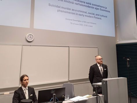 Suisidaalimurha oli epätoivoinen ratkaisu varhaismodernissa Suomessa