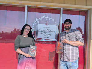 Couple publishes first books within same month, Sandy authors Kyla Ren and Matt Souza sell books online, at Once Upon a Tome