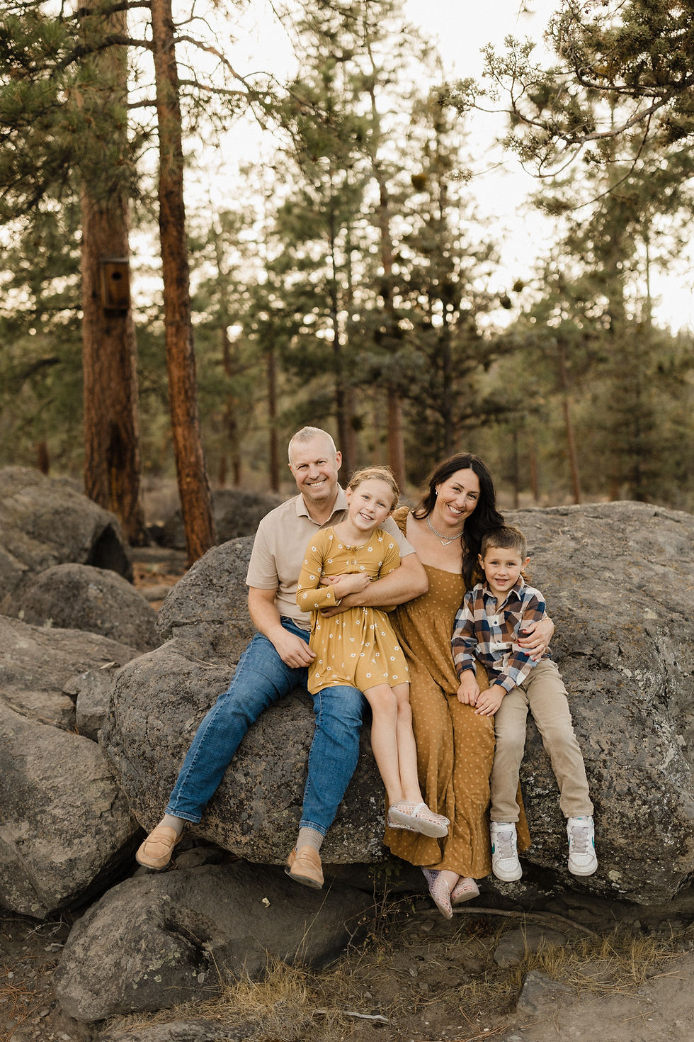 Family in Central Oregon