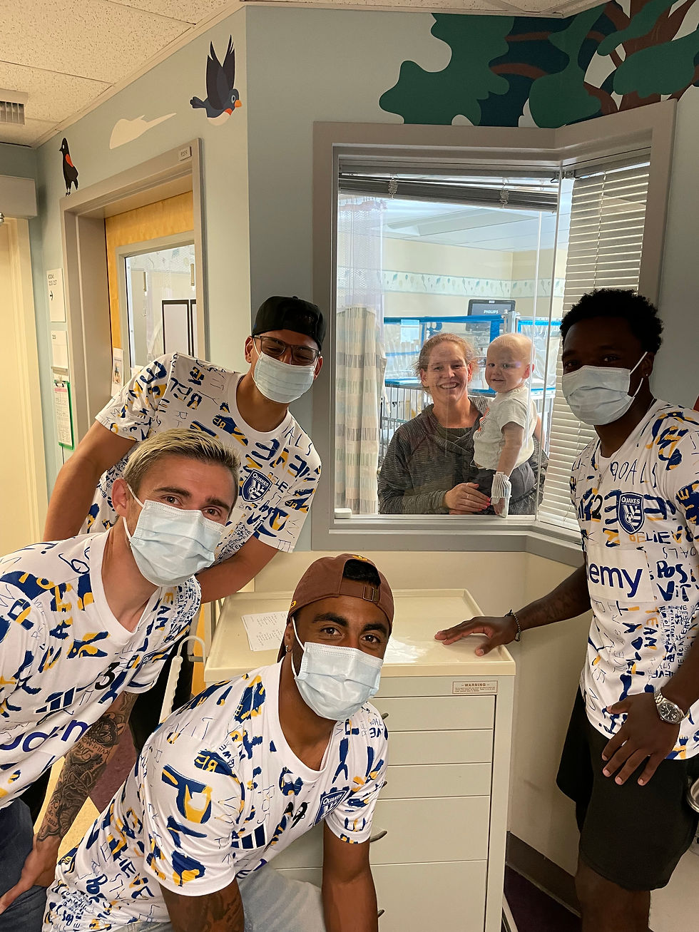 Earthquake Soccer Visits 