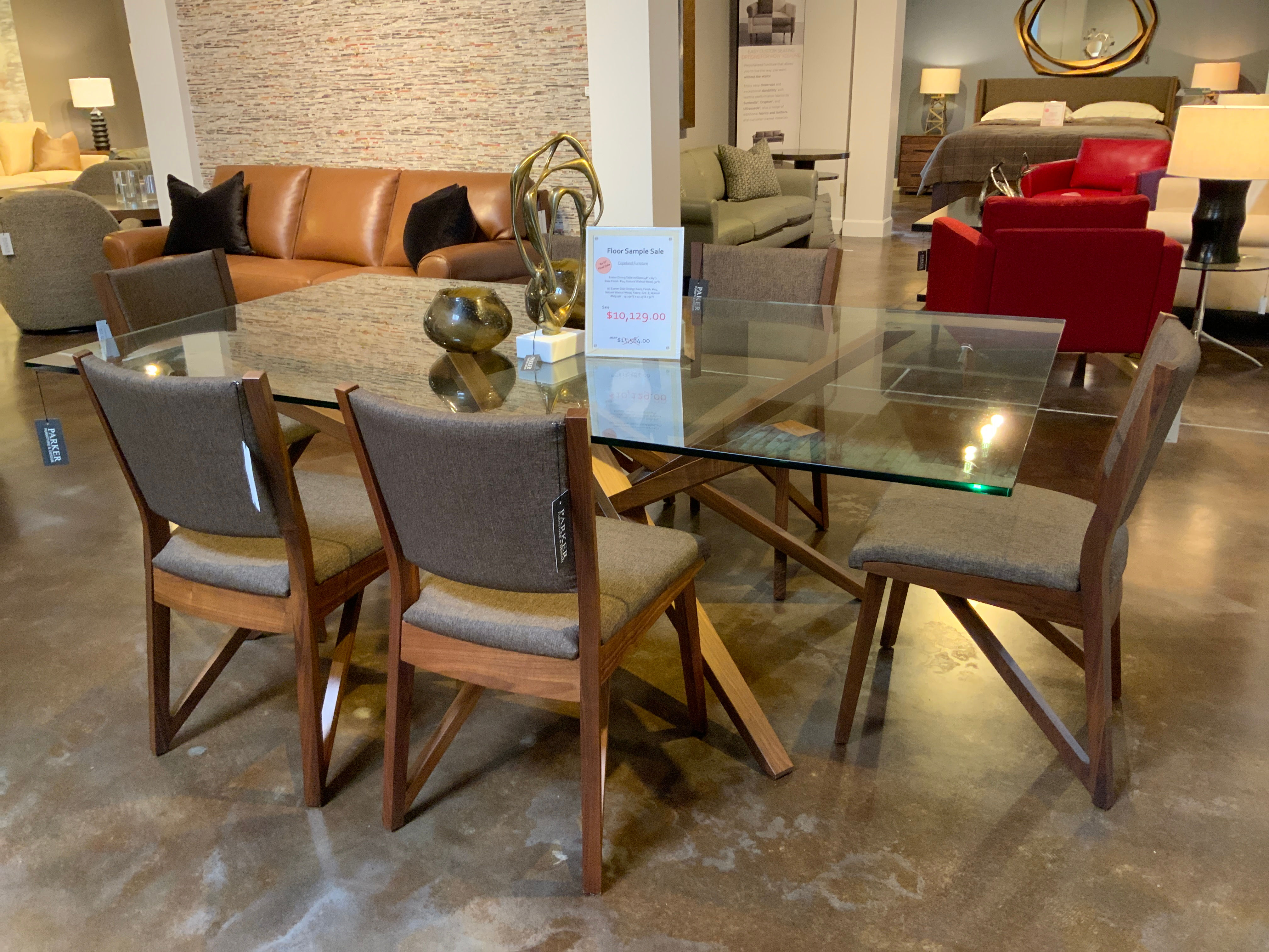 Copeland - Exeter Dining Table Set with 6 chairs