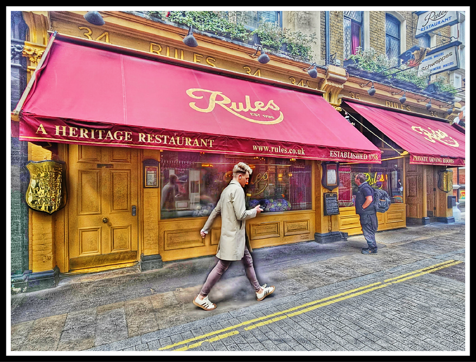 The oldest restaurant in London, 1798