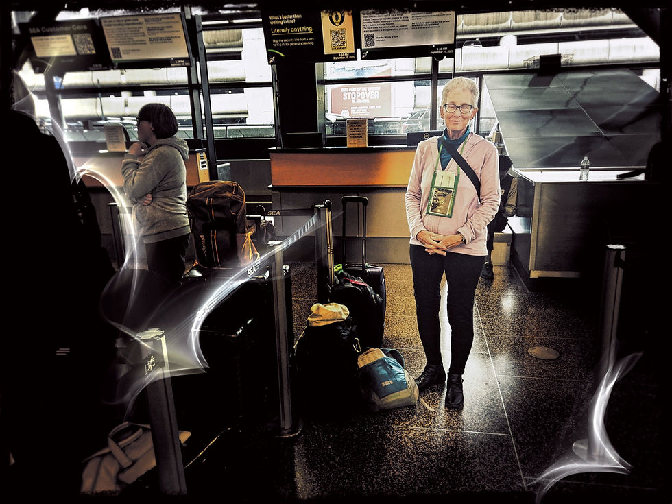 At Sea-Tac waiting for Iceland Air to open their desk