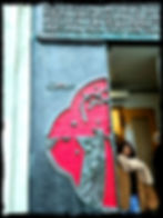 The church door
