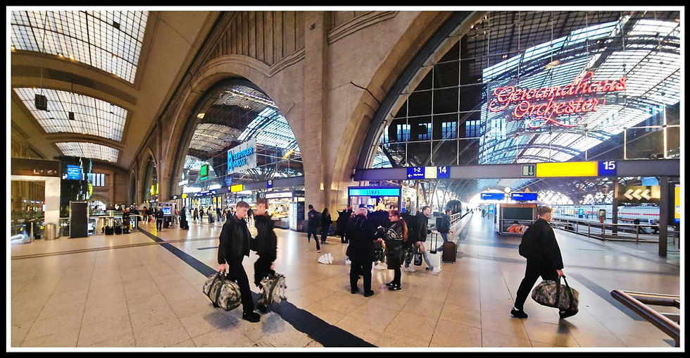 Leipzig main station is the largest by square footage in Europe