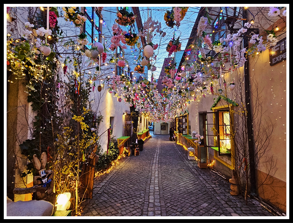 After our meal we discover "Easter Street"