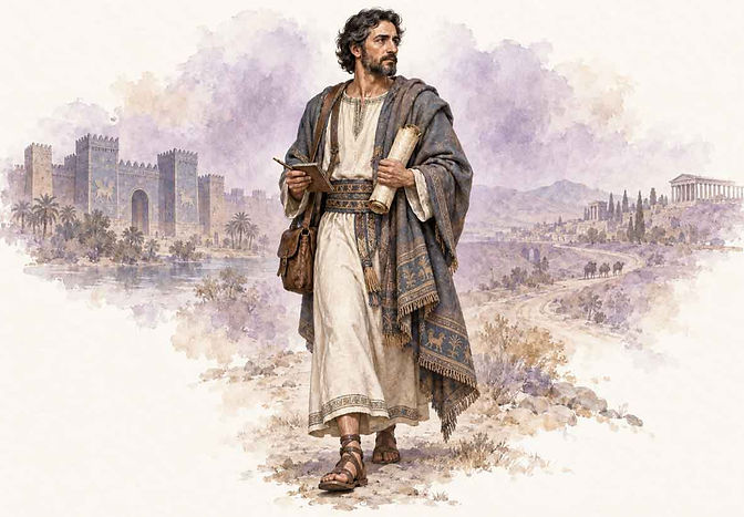 Damis, the disputed companion of Apollonius of Tyana whose alleged memoirs appear in an ancient philosophical biography.