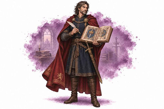 Mythopouch artistic interpretation of Le Morte d'Arthur by Sir Thomas Malory, Arthurian source work.