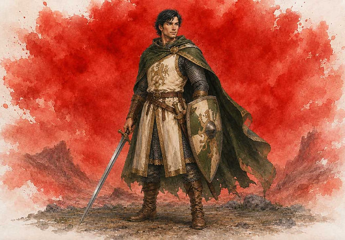 Calogrenant, a figure from Arthurian legend associated with Yvain