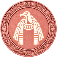 Seniseneb token mark with a vulture headdress.