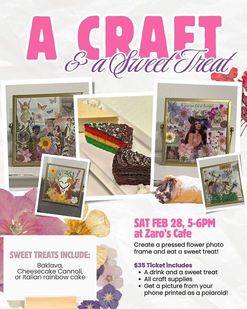 A Craft and a Sweet Treat