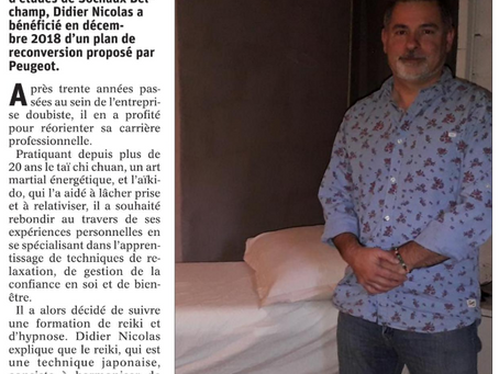 Article Est Républicain du 15 Décembre 2019
