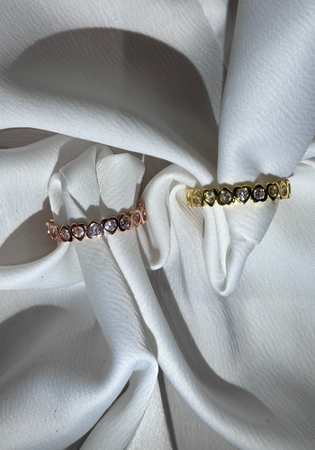 Anello Per Bambini In Argento Sterling, Anello Di Zirconi Cubici A Cuore, Gioielli Di Cuori Per Bambini, Anello Di Cuori D'argento, Regalo Per La Figlia, Regalo Per Bambina - Italia - Foto 2