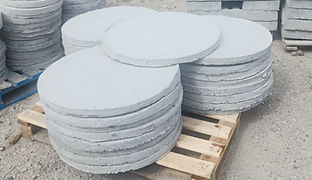 Tampas de concreto