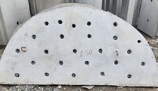 Placas filtrantes de concreto