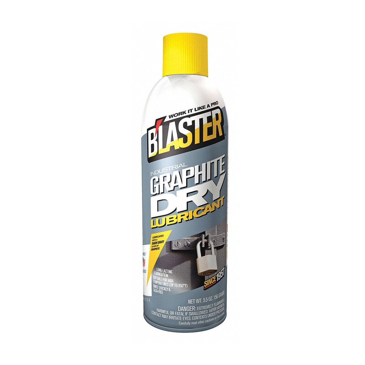 B'LASTER CORP 8-GS INDUSTRIAL GRAPHITE DRY LUBRICANT 5.5 OZ