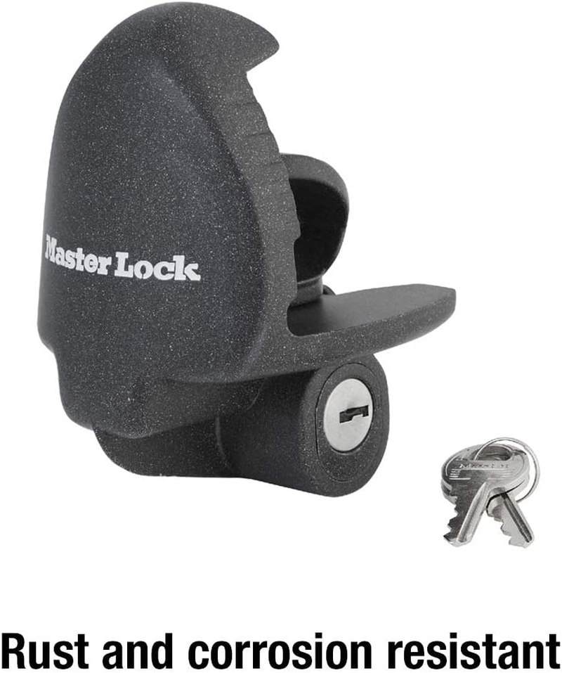 Thumbnail: Black Universal Size Trailer Hitch Lock, Trailer Coupler Lock for Securing Rv’S,