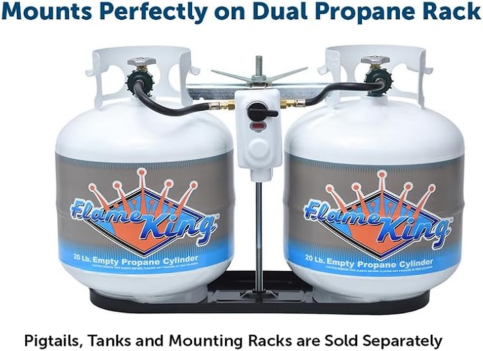 Thumbnail: Acr-2A 2-Stage Auto Changeover LP Propane Gas Regulator for Rvs, Vans, and Trail