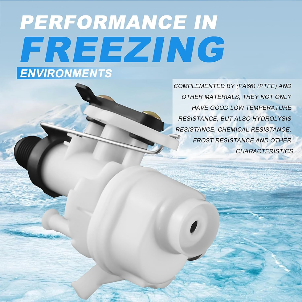 Thumbnail: 31705 31688 31687 31653 RV Toilet Water Valve Kit- Freeze Resistance & Leakage-R
