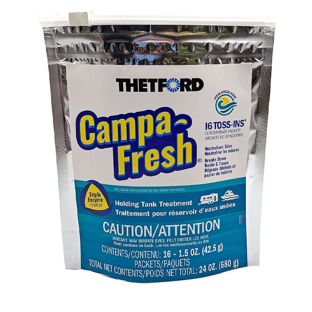 THETFORD 51117 WASTE HOLDING TANK TREATMENT OCEAN BREEZE 16 TREATMENTS