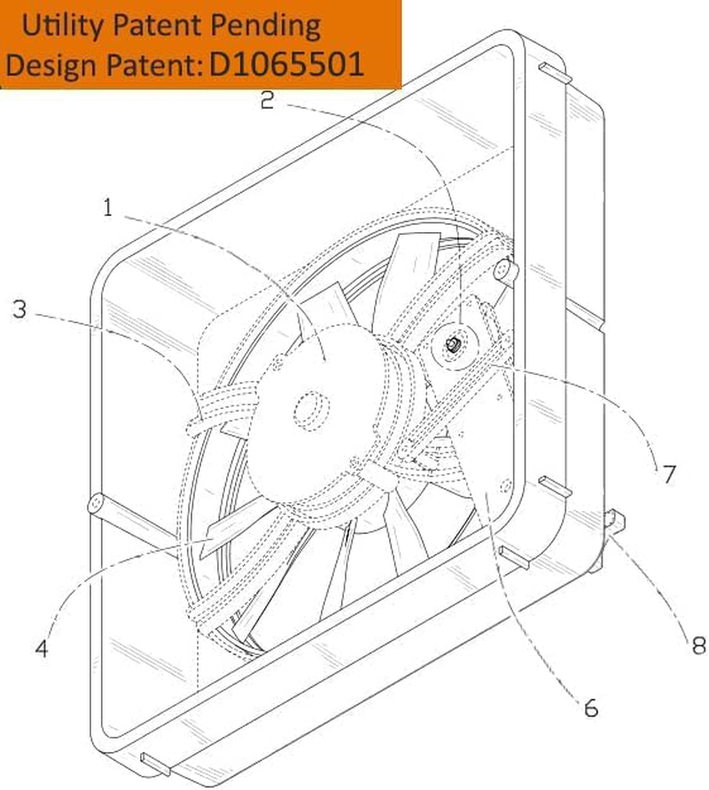 Thumbnail: 11-Speed Upgrade Kit Rv Trailer Camper Van Roof Vent Fan Motor Replacement, Comp