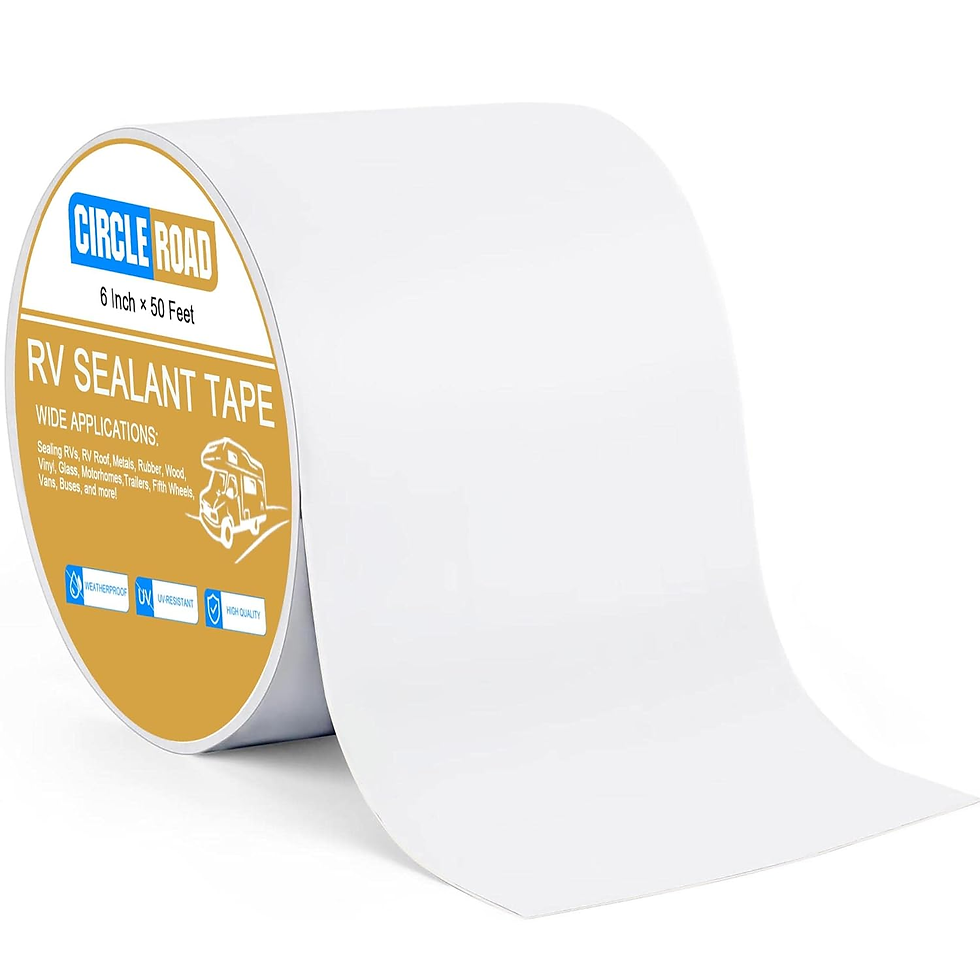 Thumbnail: RV Roof Tape White, 6 Inch X 50 Feet RV Repair Sealant Tape, Stop Camper Roof Le