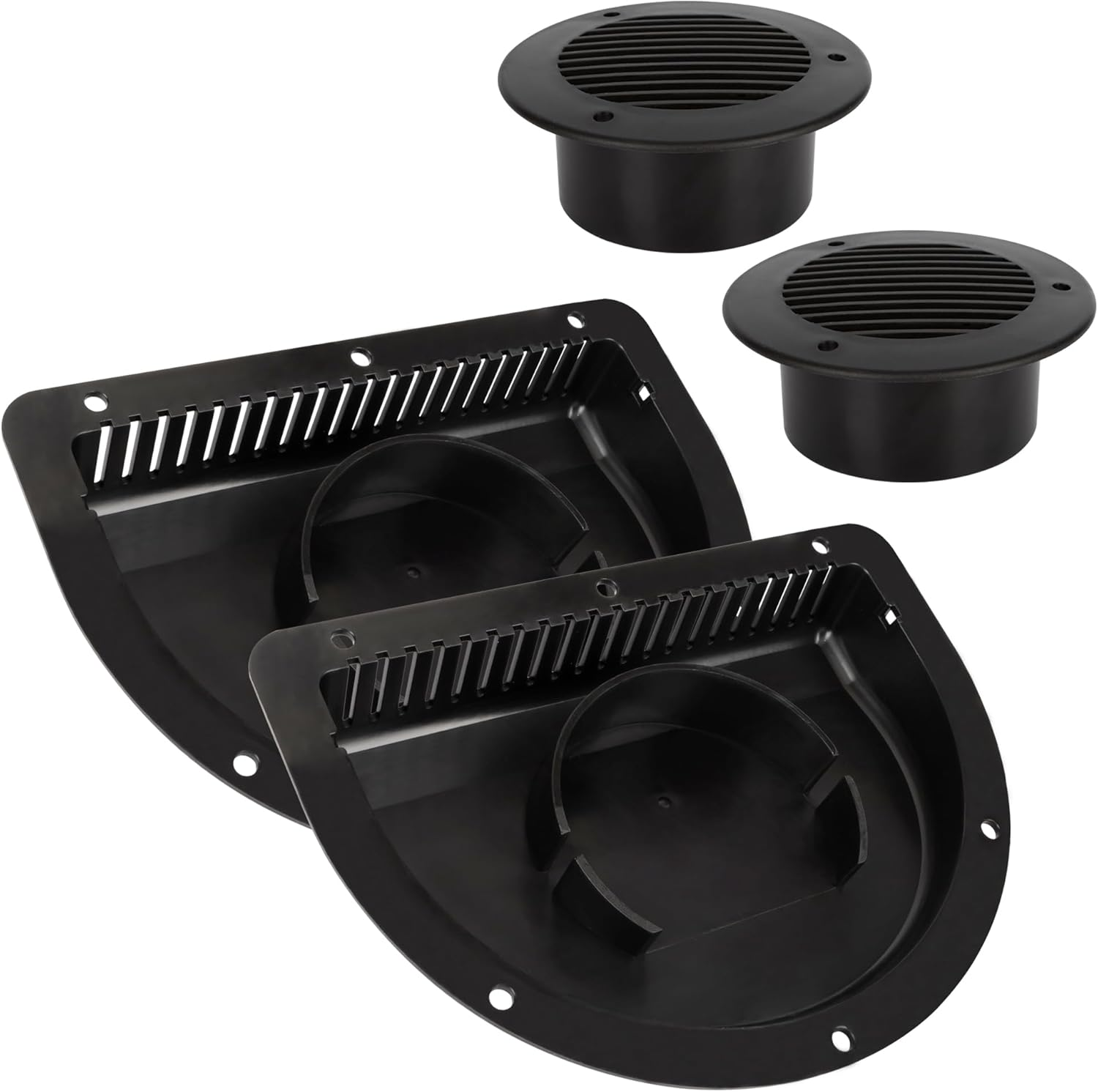 RV Vent Covers for Trailer - Side Air Vents for ATV, Cycle, Truck, Cargo, Work T