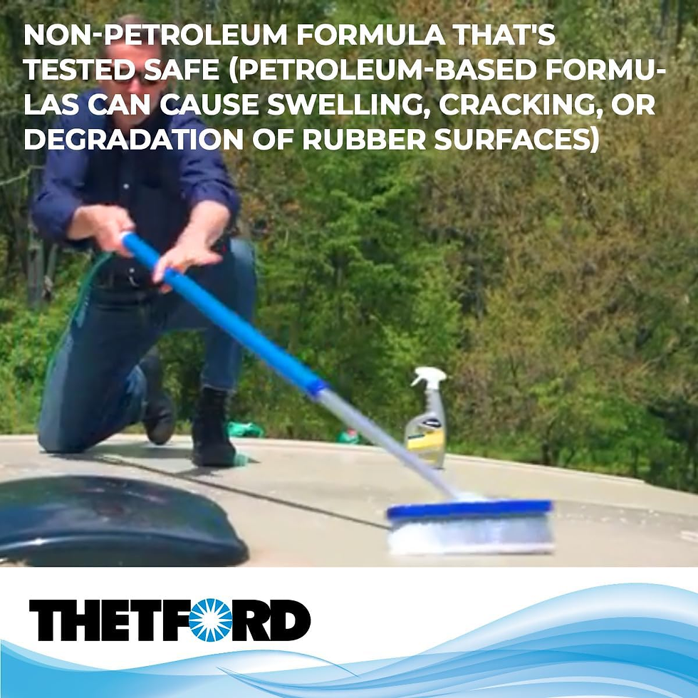 Thumbnail: Premium RV Rubber Roof Cleaner & Conditioner - Non-Toxic - Non-Abrasive - Biodeg