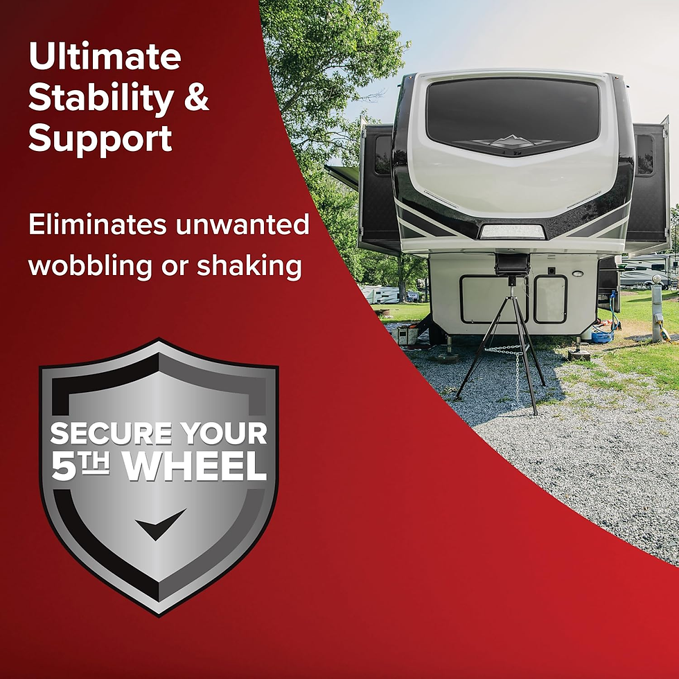 Thumbnail: Eaz-Lift 5Th Wheel King Pin Tripod Stabilizer - Features Adjustable Height & 5,0