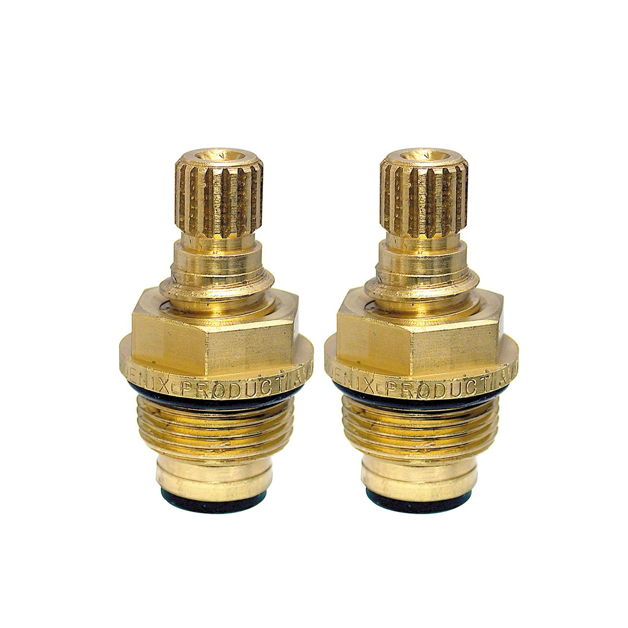 PHOENIX PRODUCTS PF284012 COMPRESSION VALVE, HOT/COLD, PAIR, BRASS